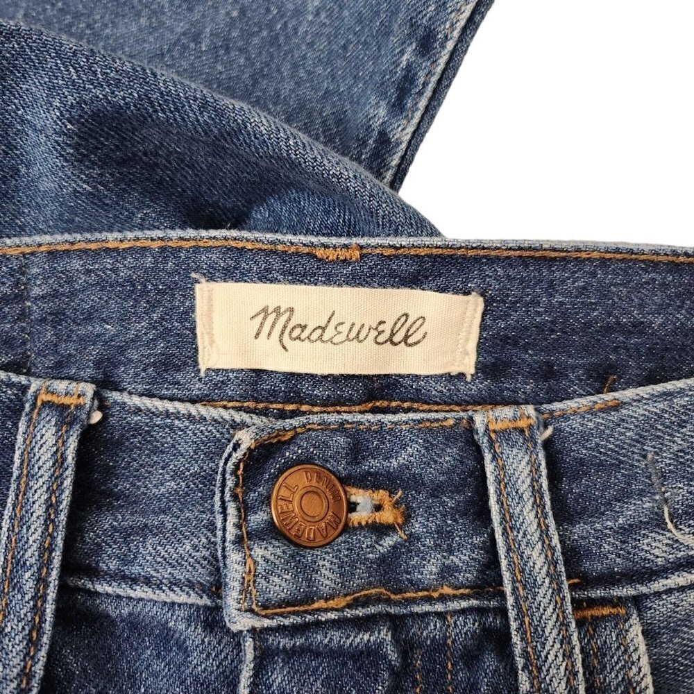 Madewell Mom Jeans 25 Womens Blue High Rise Medium Wash Denim AA585 - Picture 9 of 15